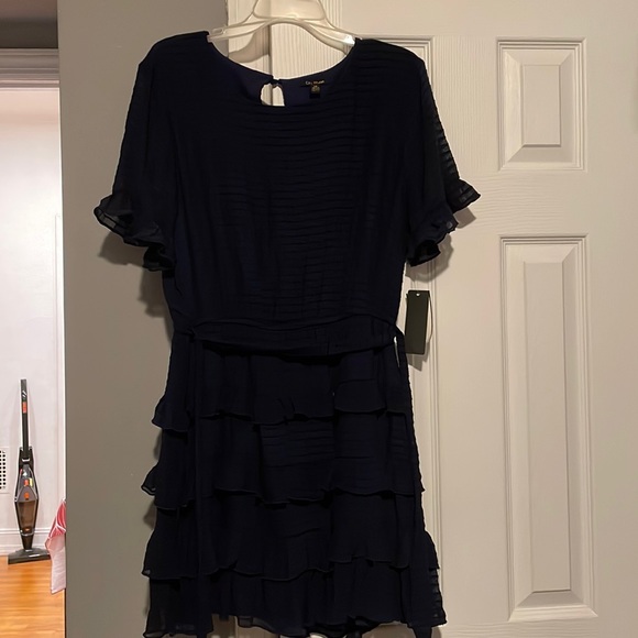 City Studio Dresses & Skirts - Pretty navy blue dress X large. Teen dress very elegant